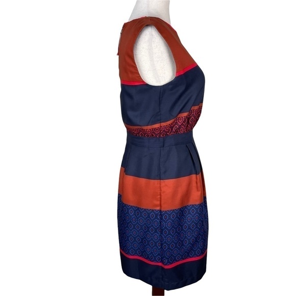 Loft Stripes & Mixed Print Sleeveless Dress - Picture 2 of 11